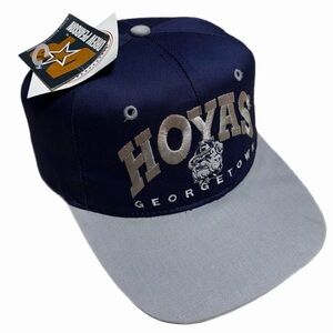 Vintage 1990s Georgetown Hoyas Drew Pearson Twill Snapback NWT’s